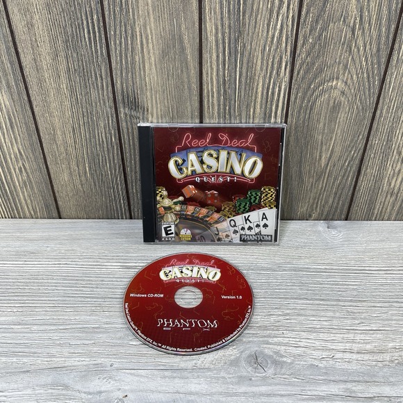 Other - Reel Deal Casino Quest (PC CD ROM, 2002) Complete!  Tested Works
